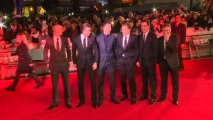 Harry Styles supports David Beckham at film premiere