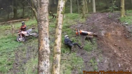 Dirtbike Accident  KTM  Hill Climb Fail HD