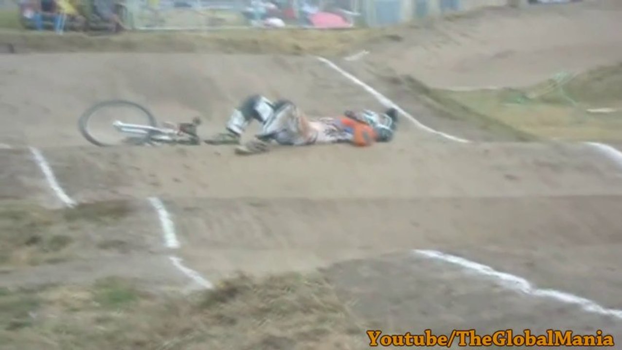 The Bmx Race Accident!  (Painful Crash)