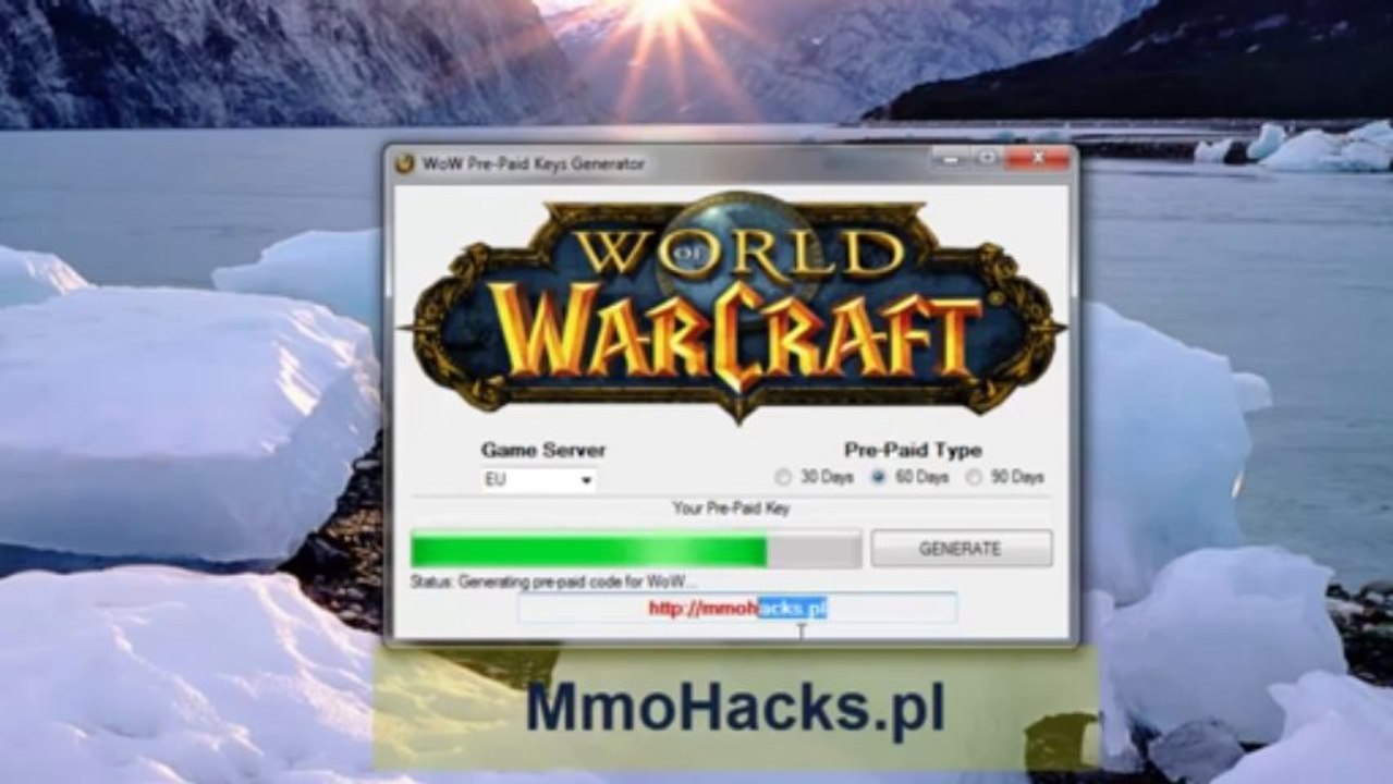 WoW Pre-Paid Keys Generator