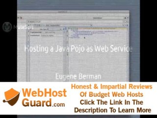 Hosting a Java POJO as Web Service