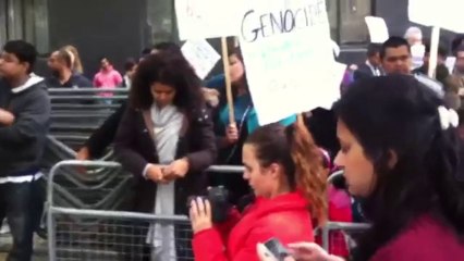 Demonstration in London by Rohingya  مظاهرات في لندن من قبل الروهنجيين