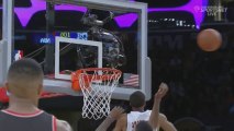 Wes Johnson jumps ridiculously high for block Lakers-Blazers