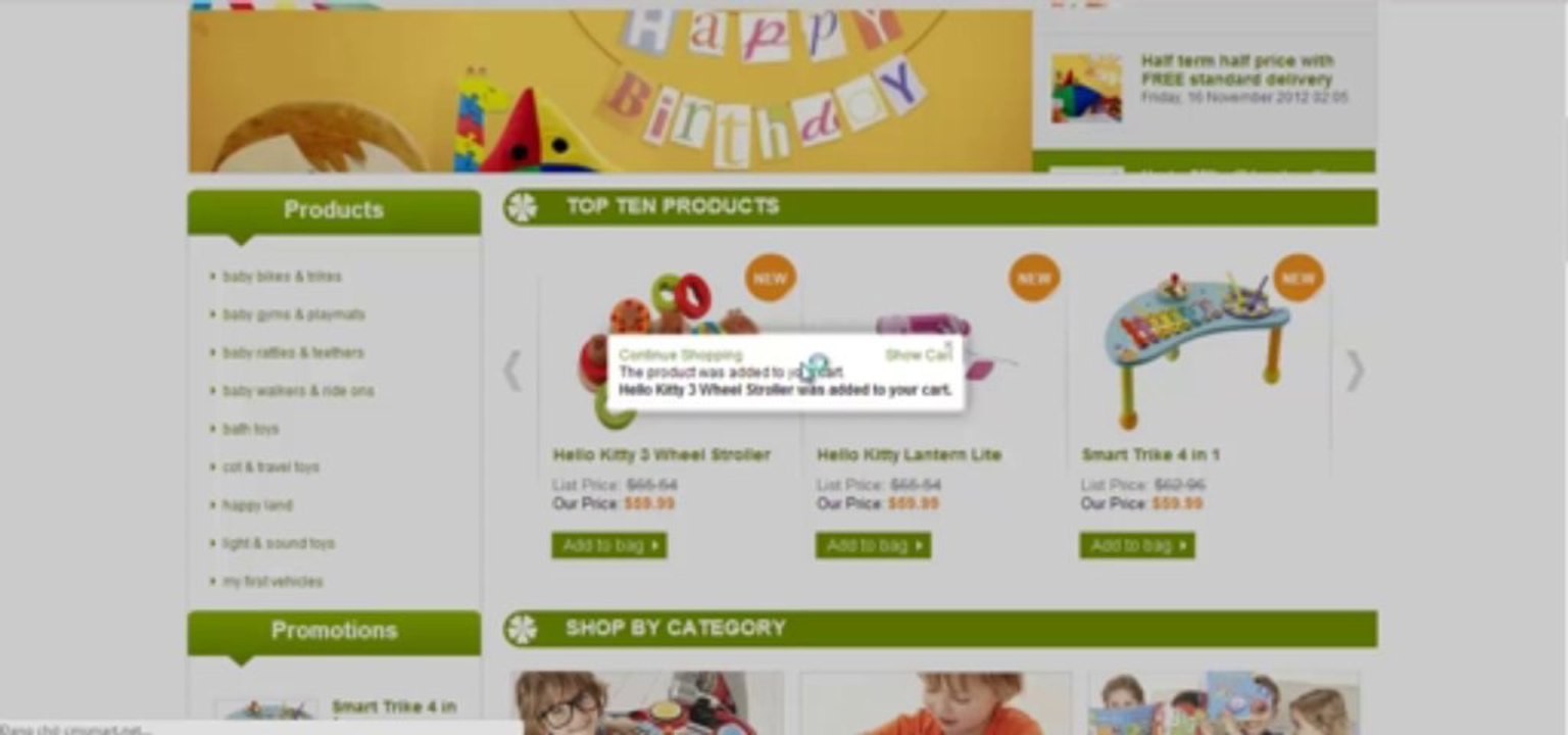 JOOMLA KID SHOP VIRTUEMART TEMPLATE