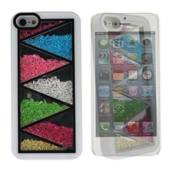Hytparts.com-For iPhone 5 Stylish Diamond Cystal Hard Back Cover Case