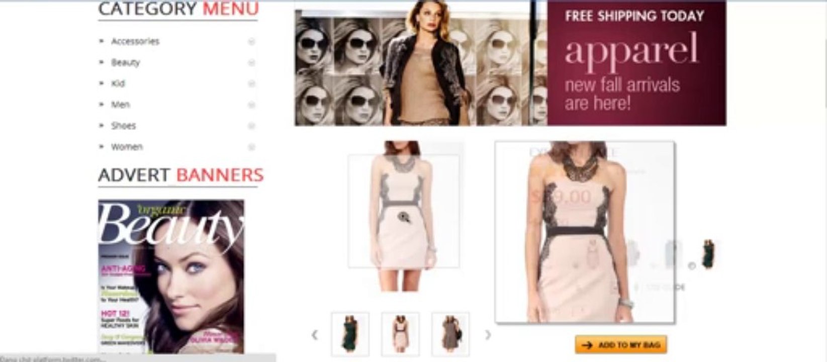 JOOMLA FASHION VIRTUEMART TEMPLATE