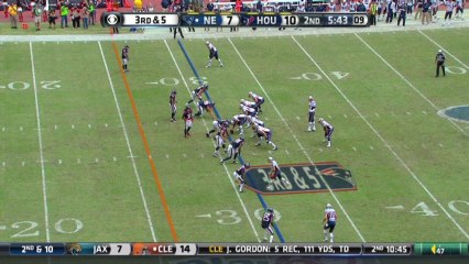 Texans defense, sack, 6-yd loss