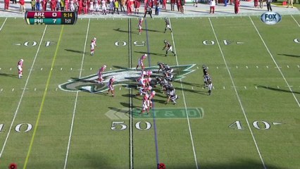 Cardinals defense, sack, 7-yd loss