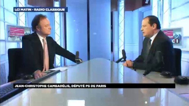 Jean-Christophe Cambadélis, invité politique de Guillaume Durand avec LCI