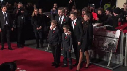 David Beckham Is Supported By Victoria and His Boys at Class Of 92 Premiere