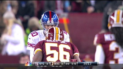 Redskins defense, INT