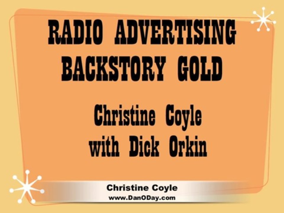 BETTER RADIO COPYWRITING & VOICE OVERS WITH BACKSTORY