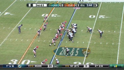QB Henne to WR Sanders, 25-yd, pass