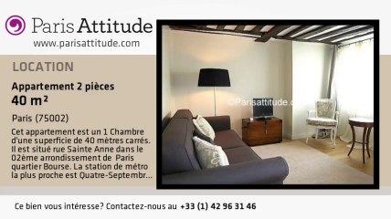 Appartement 1 Chambre à louer - Opéra, Paris - Ref. 2595
