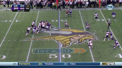 Vikings defense, sack, 0-yd loss