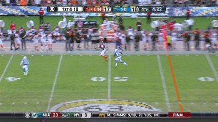 QB Dalton to WR Green, 28-yd, pass