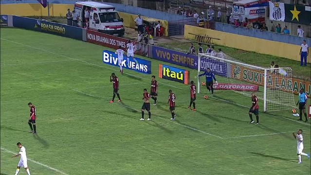 Santos derrota o Atlético-PR na penúltima rodada do Brasileirão 2013