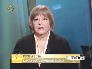 Cecilia Sosa: "La ley Habilitante transforma el socialismo en comunismo"