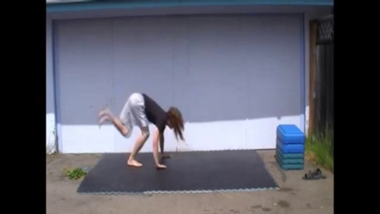 One Arm Twisting Bridging