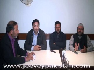 Shafiq Raza Qadri, Qaiser Idrees, Arif Mehmood Dogar participating in Jeevey Pakistan's Talk Show " Aaj Ka Sach " with Shakeel Anjum.(Part,3)