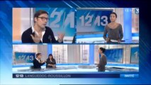 DISCO Lola Cès (Lucie)  et Stéphane Jarny sur FR3 LR