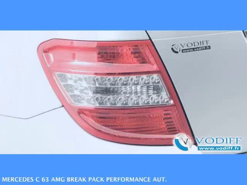 VODIFF : MERCEDES OCCASION ALSACE : MERCEDES C 63 AMG BREAK PACK PERFORMANCE AUT.