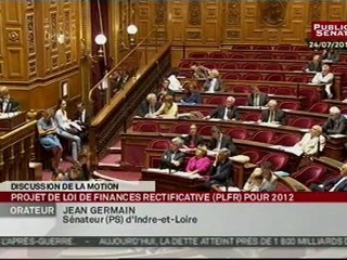 En séance : Suite du projet de loi de finances rectificative pour 2012