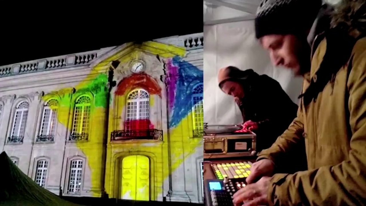 Projection sur Hôtel de Ville de Beauvais (60) - Les pixels #6