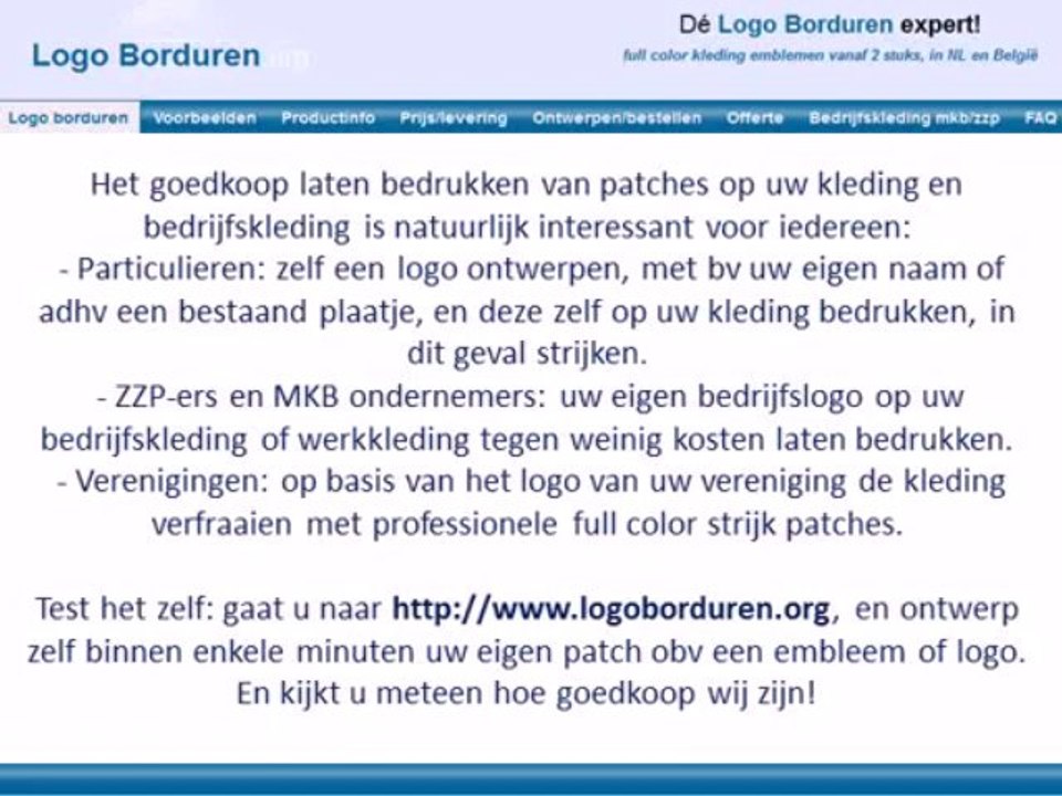 Patch op kleding bedrukken