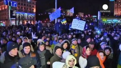 Los tres líderes de las protestas en Kiev