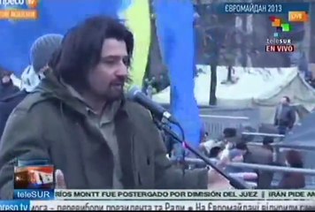 Oposición de Ucrania se concentra en Plaza de la Independencia de Kiev