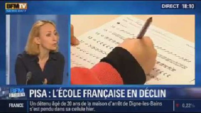 BFM Story: le rapport PISA: les faiblesses de l'école française - 02/12