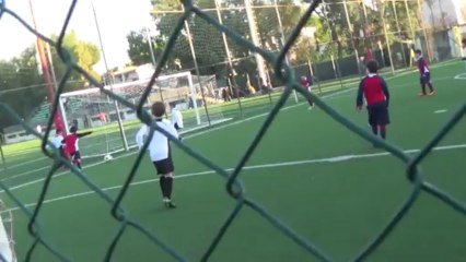 Andrei Leo's first  soccer dribbling