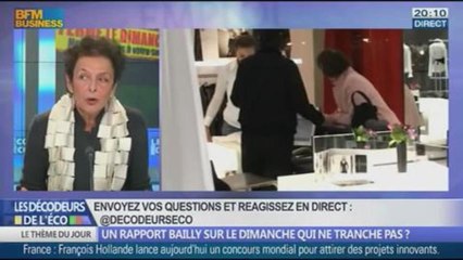 Un rapport Bailly sur le dimanche qui ne tranche pas ? dans Les décodeurs de l'éco - 02/12 4/5