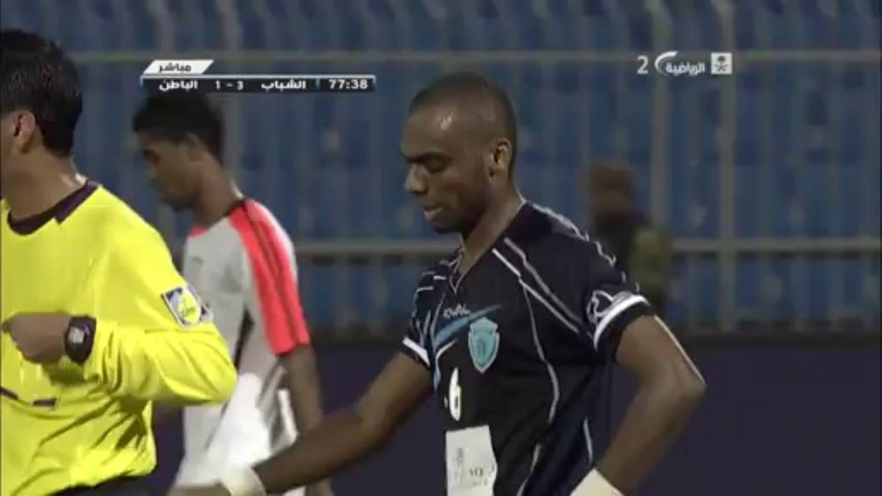 هدف الباطن الاول من صباح جدوع في الشباب - الشباب 3-1 الباطن - كأس ولي العهد HD