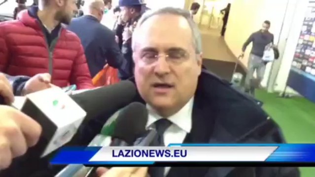LOTITO in zona mista postgara LAZIO-NAPOLI
