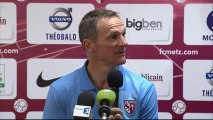 Conférence de presse FC Metz - AJ Auxerre (3-0) : Albert CARTIER (FCM) - Bernard  CASONI (AJA) - 2013/2014