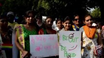 India's LGBT community parade on World Aids Day