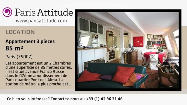 Appartement 2 Chambres à louer - Tour Eiffel, Paris - Ref. 2053