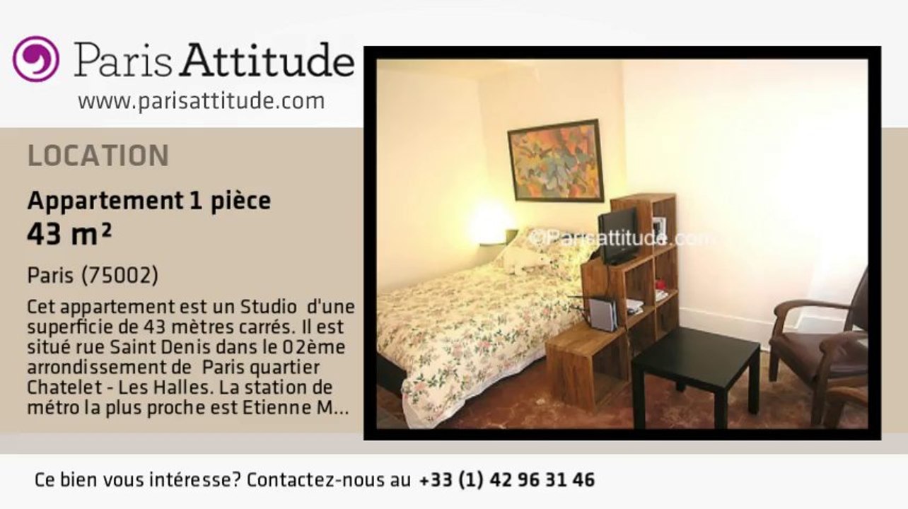 Appartement Studio à louer - Strasbourg St Denis, Paris - Ref. 3428