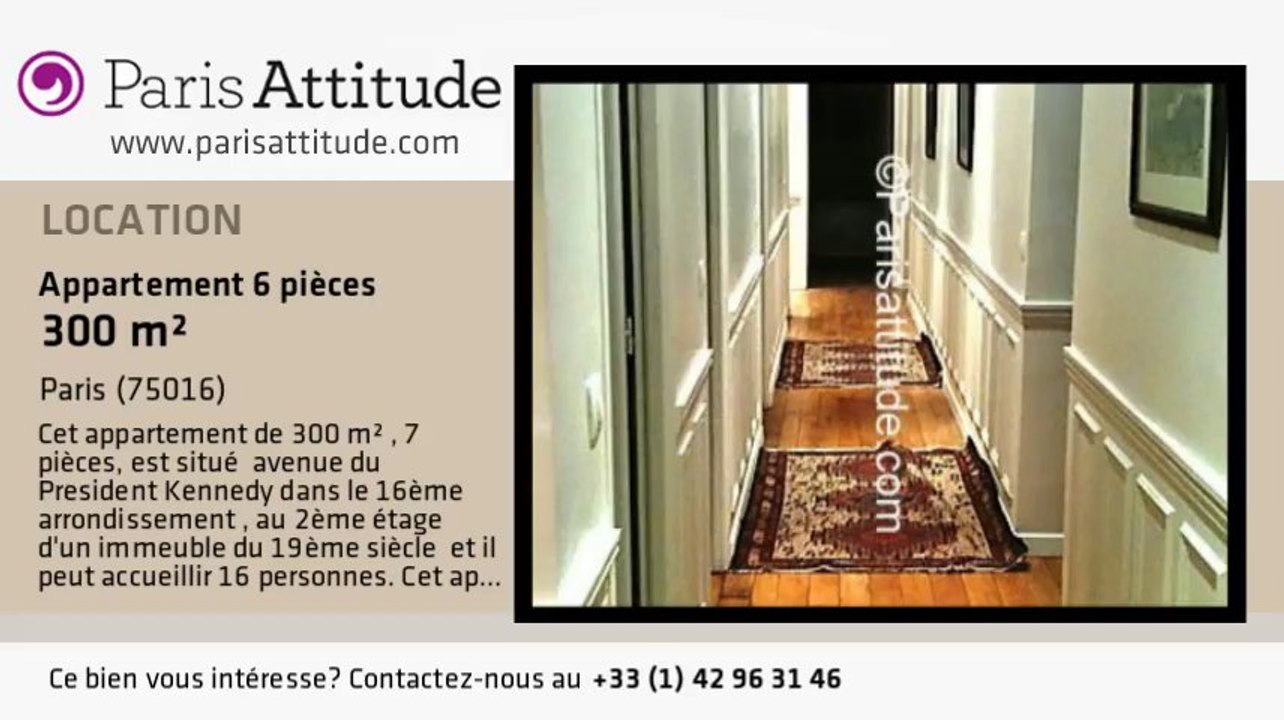 Appartement 5 Chambres à louer - La Muette, Paris - Ref. 6403