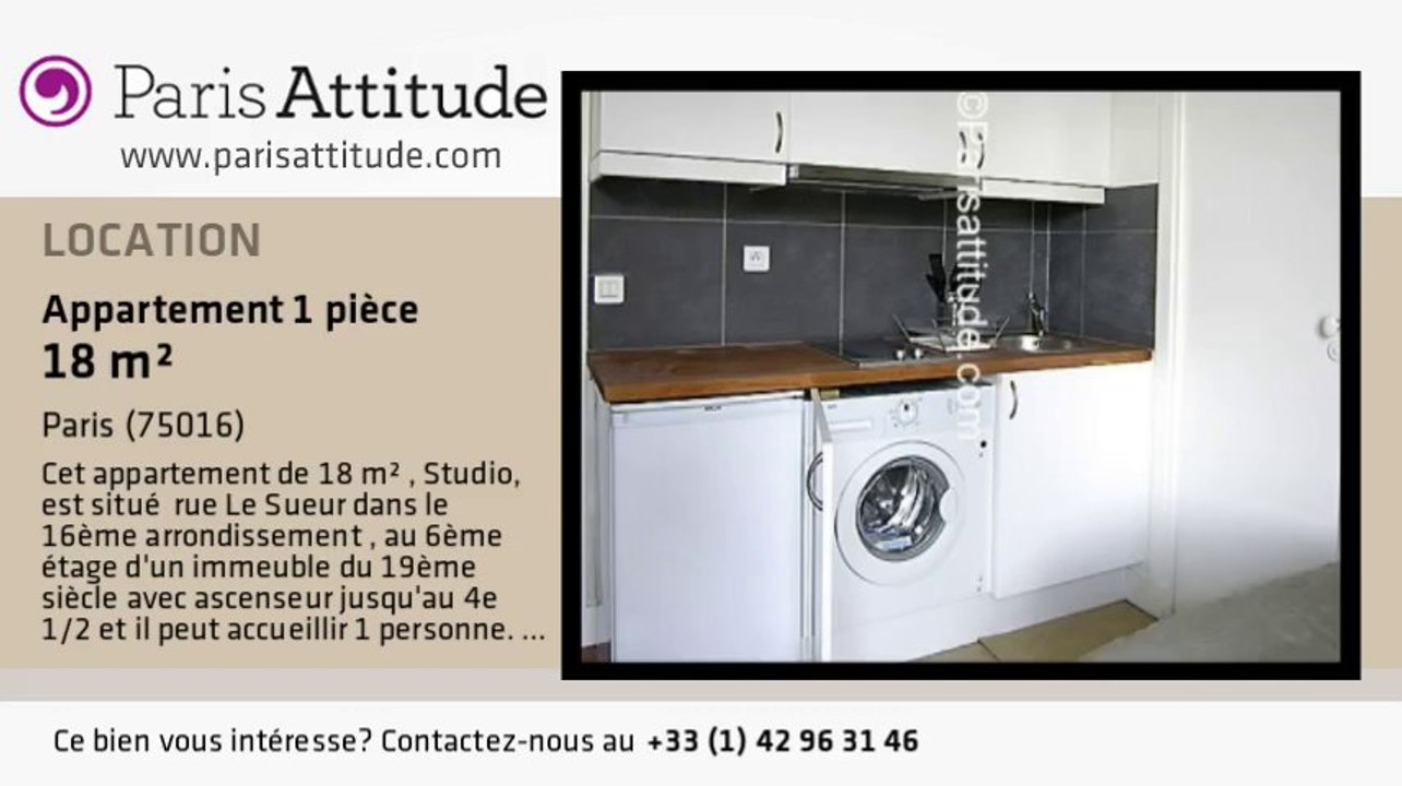 Appartement Studio à louer - Porte Maillot/Palais des Congrès, Paris - Ref. 5755