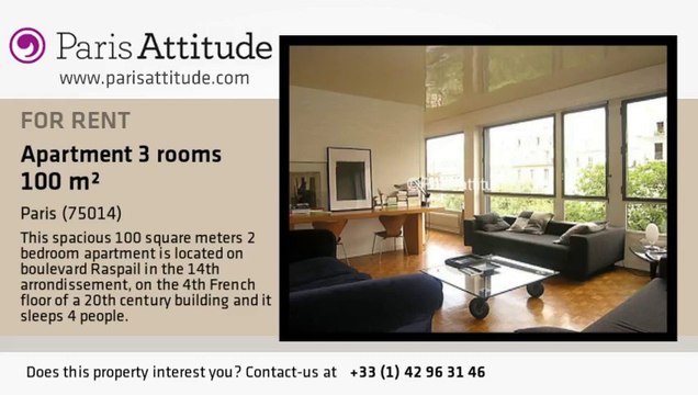 2 Bedroom Apartment for rent - Montparnasse, Paris - Ref. 1494