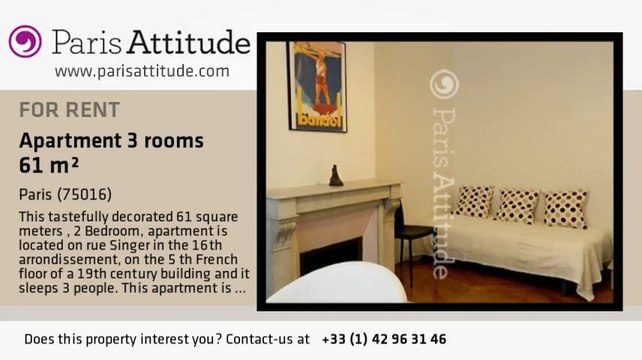 2 Bedroom Apartment for rent - La Muette, Paris - Ref. 8237