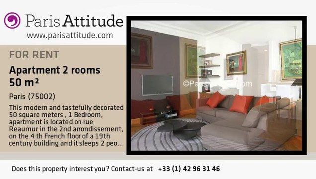 1 Bedroom Apartment for rent - Strasbourg St Denis, Paris - Ref. 7250