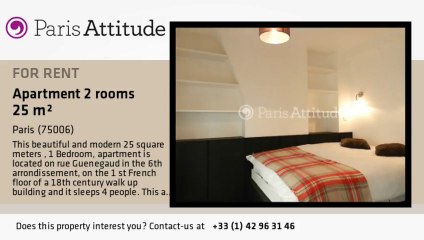 1 Bedroom Apartment for rent - St Germain, Paris - Ref. 8569
