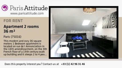 1 Bedroom Apartment for rent - La Muette, Paris - Ref. 4397