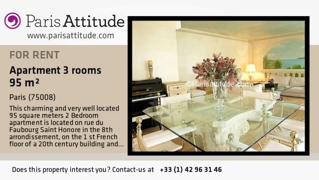 2 Bedroom Apartment for rent - Arc de Triomphe, Paris - Ref. 3624