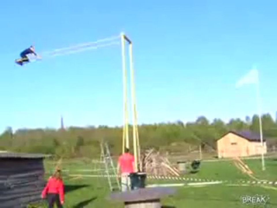 Massive 360 degree swing!