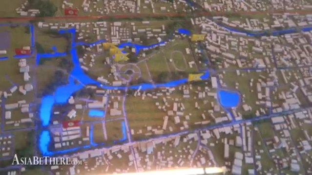 Nakhon Pathom City Plan in Phra Pathom Chedi National Museum